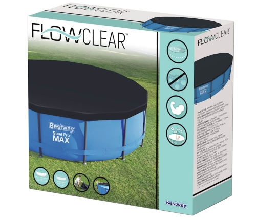 Bestway baseina pārklājs Flowclear, 457 cm