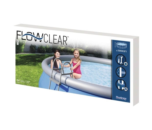 Bestway baseina kāpnes Flowclear, 2 pakāpieni, 84 cm