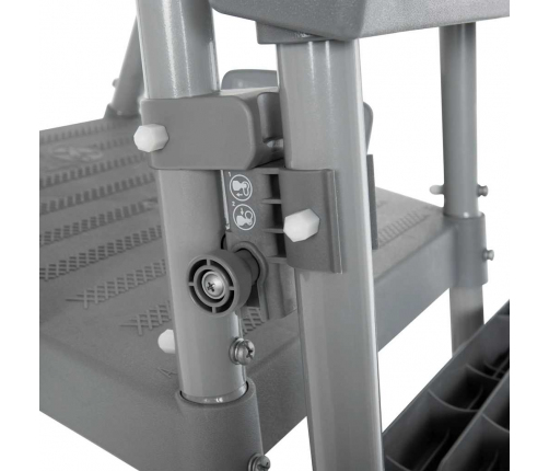 Bestway baseina kāpnes Flowclear, 4 pakāpieni, 122 cm