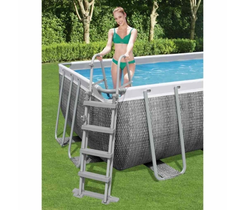 Bestway baseina kāpnes Flowclear, 4 pakāpieni, 122 cm