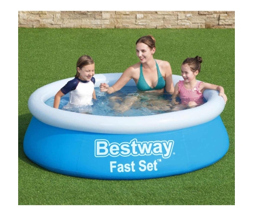 Bestway Fast Set piepūšamais baseins, apaļš, 183x51 cm, zils