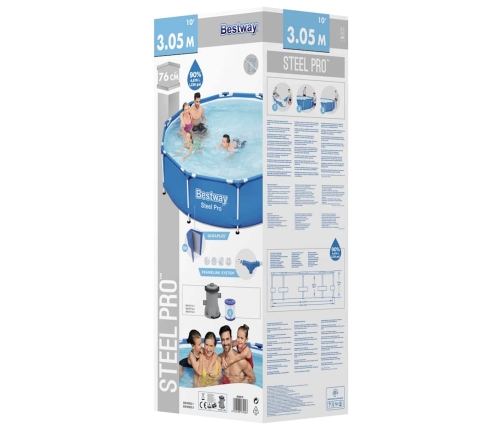 Bestway Steel Pro peldbaseins, 305x76 cm