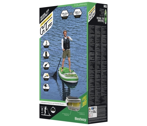 Bestway Hydro-Force piepūšams SUP dēlis Freesoul Tech, 340x89x15 cm