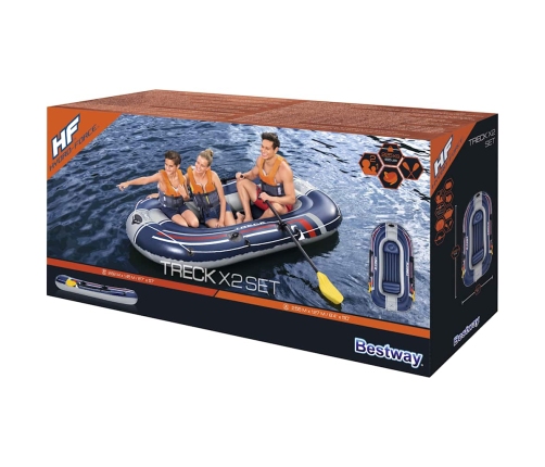 Bestway Hydro-Force piepūšamā laiva Treck X2, 255x127 cm
