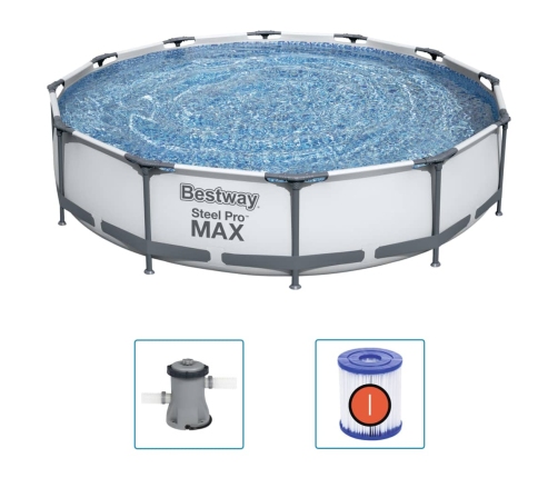 Bestway Steel Pro MAX peldbaseina komplekts, 366x76 cm