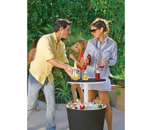 Keter bāra galdiņš, dzesētājs, antracītpelēks, 192710