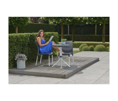 Keter bistro mēbeļu komplekts Chelsea, pelēks, 223562