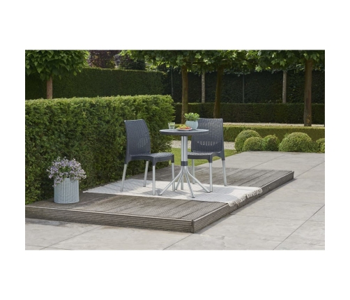 Keter bistro mēbeļu komplekts Chelsea, pelēks, 223562