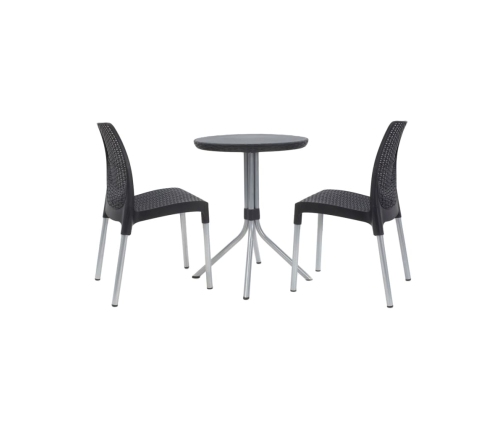 Keter bistro mēbeļu komplekts Chelsea, pelēks, 223562