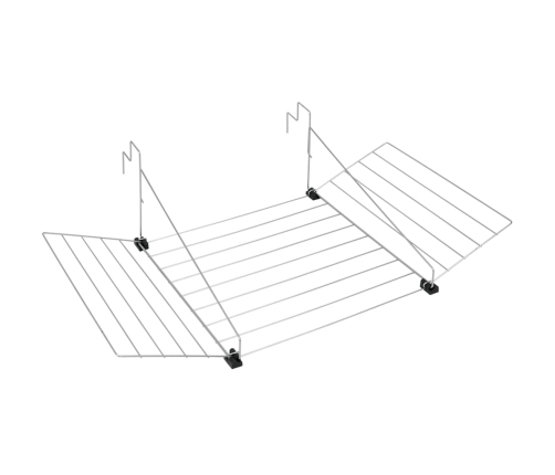 Tomado piekarams žāvēšanas plaukts Tilburg, 12 m, sudraba