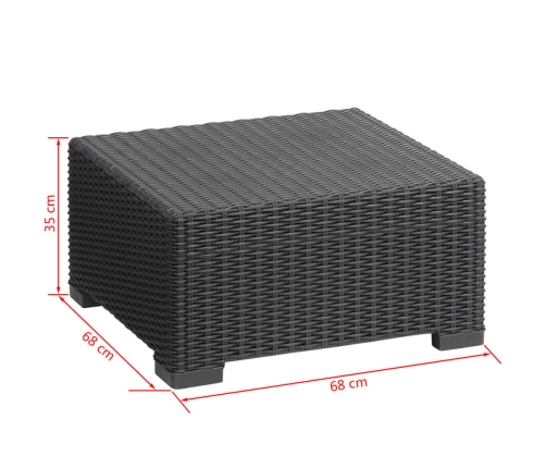 Keter dārza galds California, grafītpelēks, 197421