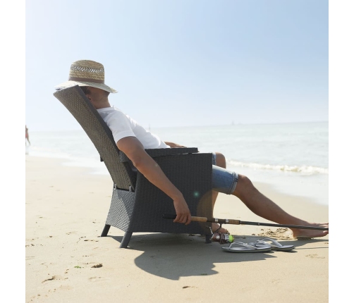 Keter Dārza Atpūtas Krēsls Vermont, Grafīta Krāsā, 238452