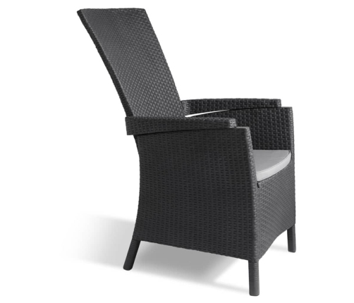 Keter Dārza Atpūtas Krēsls Vermont, Grafīta Krāsā, 238452