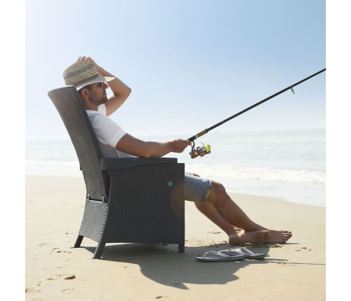 Keter Dārza Atpūtas Krēsls Vermont, Grafīta Krāsā, 238452