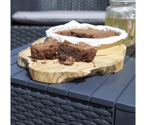 Keter āra mēbeļu komplekts Iowa, 3 gab., grafītpelēks, 223929