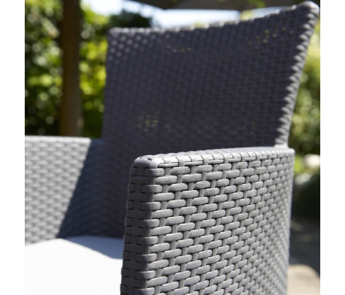 Keter āra mēbeļu komplekts Iowa, 3 gab., grafītpelēks, 223929