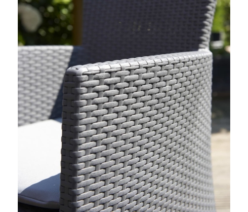 Keter āra mēbeļu komplekts Iowa, 3 gab., grafītpelēks, 223929