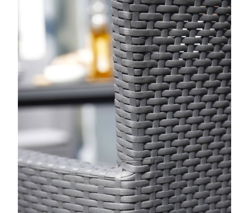 Keter āra mēbeļu komplekts Iowa, 3 gab., grafītpelēks, 223929