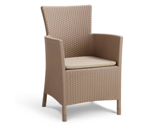 Keter āra mēbeļu komplekts Iowa, 3 gab., kapučīno krāsā, 224383