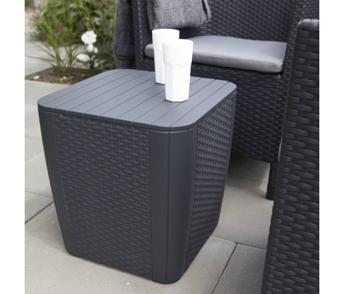 Keter dārza galdiņš Luzon, plakans pinums, grafīta krāsā