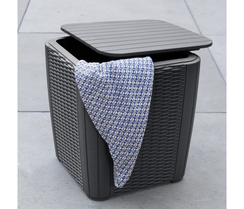 Keter dārza galdiņš Luzon, plakans pinums, grafīta krāsā