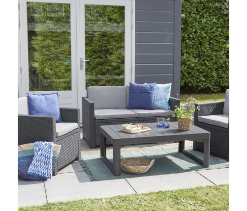 Keter dārza galdiņš Lyon, grafīta krāsā, 232300