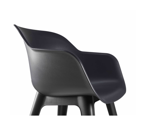 Keter dārza krēsli Akola, 2 gab., grafītpelēki