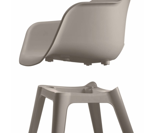 Keter Dārza Krēsli Akola, 2 Gab., Kapučīno Krāsā