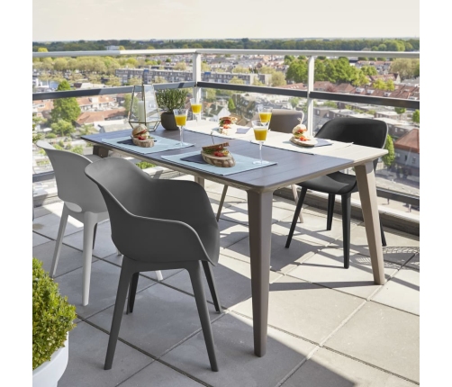 Keter dārza krēsli Akola, 2 gab., pelēki