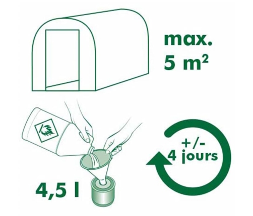 Nature dubultais parafīna sildītājs Coldframe, 4,5 L, 6020426