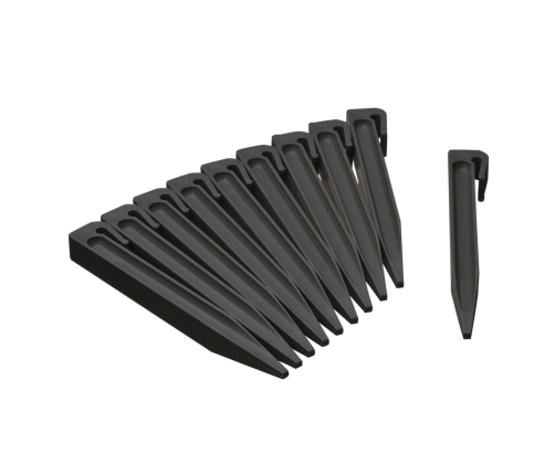 Nature dārza apmaļu mietiņi, 10 gab., pelēki, mazi