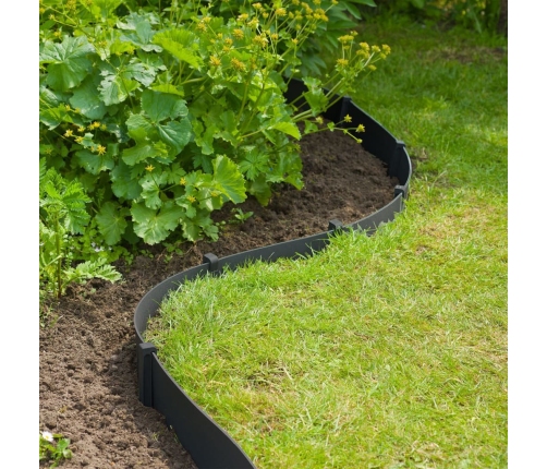 Nature dārza apmaļu mietiņi, 10 gab., pelēki, mazi