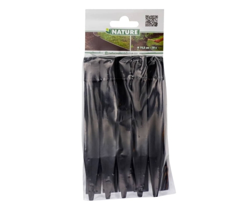 Nature dārza apmaļu mietiņi, 10 gab., pelēki, mazi