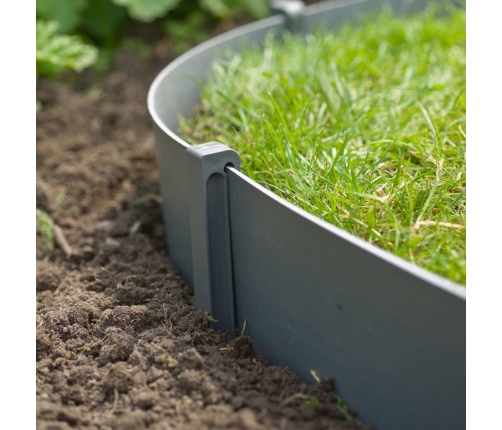 Nature dārza apmales skavas, 10 gab., pelēkas, mazas