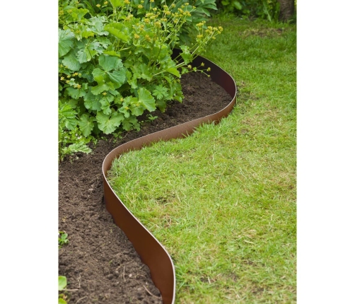 Nature dārza apmale, 0,15x10 m, sarkanbrūna