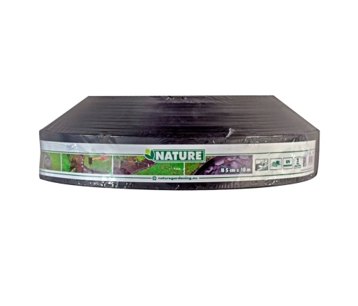 Nature dārza apmale, 5 cm x 10 m, pelēka