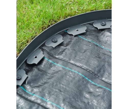 Nature dārza apmale, 5 cm x 10 m, pelēka