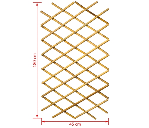 Nature dārza špalera, 45x180 cm, bambuss, 6040720