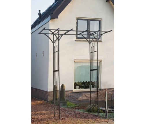 Nature Dārza Arka, Melna, 114X66X232 Cm, Metāls