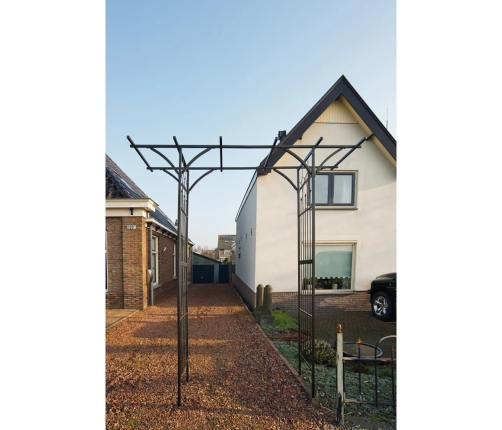 Nature Dārza Arka, Melna, 114X66X232 Cm, Metāls