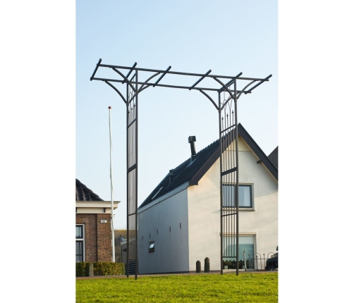 Nature Dārza Arka, Melna, 114X66X232 Cm, Metāls