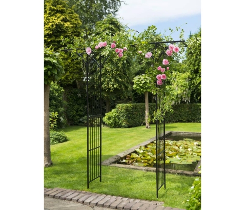 Nature Dārza Arka, Melna, 114X66X232 Cm, Metāls