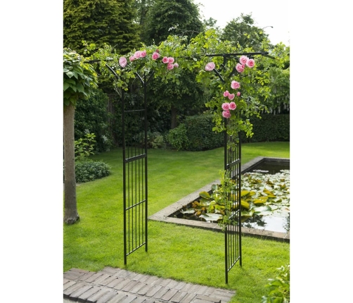 Nature Dārza Arka, Melna, 114X66X232 Cm, Metāls
