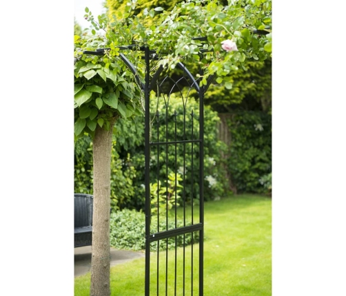 Nature Dārza Arka, Melna, 114X66X232 Cm, Metāls