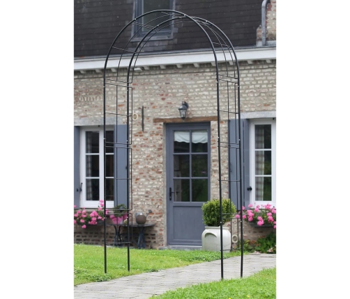 Nature Dārza Arka, Melna, 229X38X113 Cm, Metāls
