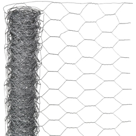 Nature Sieta Žogs, Sešstūrains, 1X10 M, 40 Mm, Cinkots Tērauds