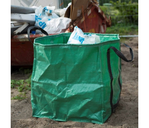 423520 Nature Garden Waste Bag Square Green 148 L