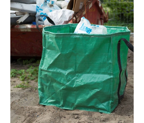 423520 Nature Garden Waste Bag Square Green 148 L