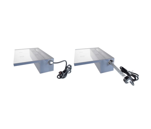 Ubibink ūdenskritums Niagara ar LED, 30 cm, caurspīdīgs, 7504608