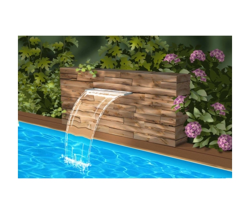 Ubibink ūdenskritums Niagara ar LED, 30 cm, caurspīdīgs, 7504608